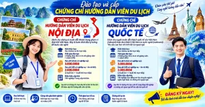 Khóa Học Cấp Chứng Chỉ Hướng Dẫn Viên Du Lịch Nội Địa Và Quốc Tế Online 2026