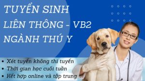 LIÊN THÔNG ĐẠI HỌC & VĂN BẰNG 2 NGÀNH THÚ Y