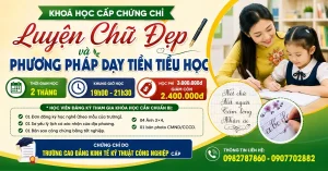 Khoá Học Cấp Chứng Chỉ Luyện Chữ Đẹp Và Phương Pháp Dạy Tiền Tiểu Học Online 2026 23 Luyện Chữ Đẹp và Phương Pháp Dạy Tiền Tiểu Học