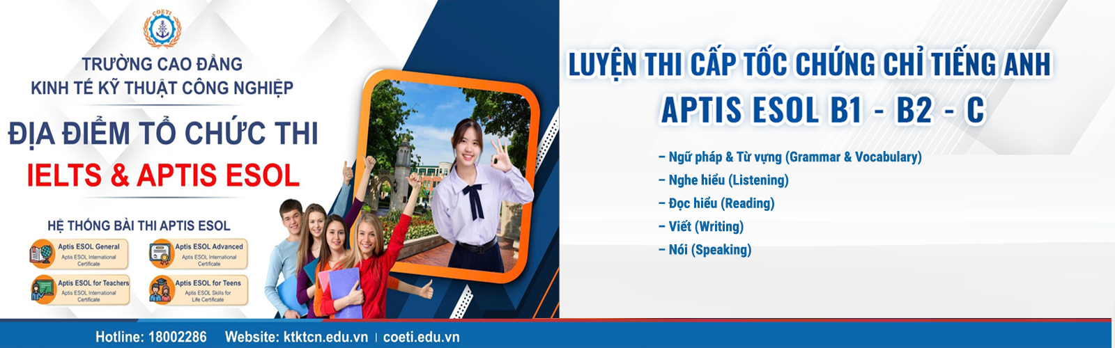 Ôn thi Aptis Esol - Aptis for teen