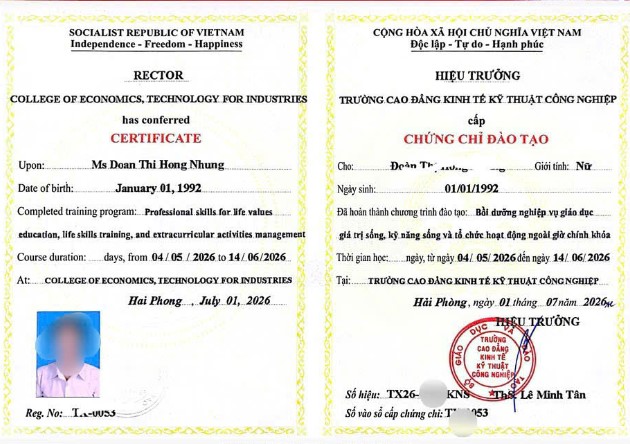 Chứng chỉ Giảng dạy Kỹ năng Sống