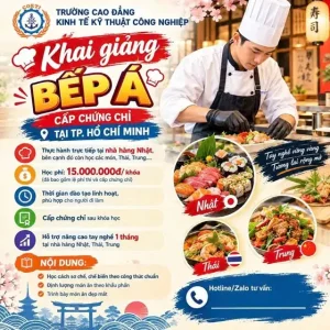 Khoá học cấp chứng chỉ nấu ăn bếp á